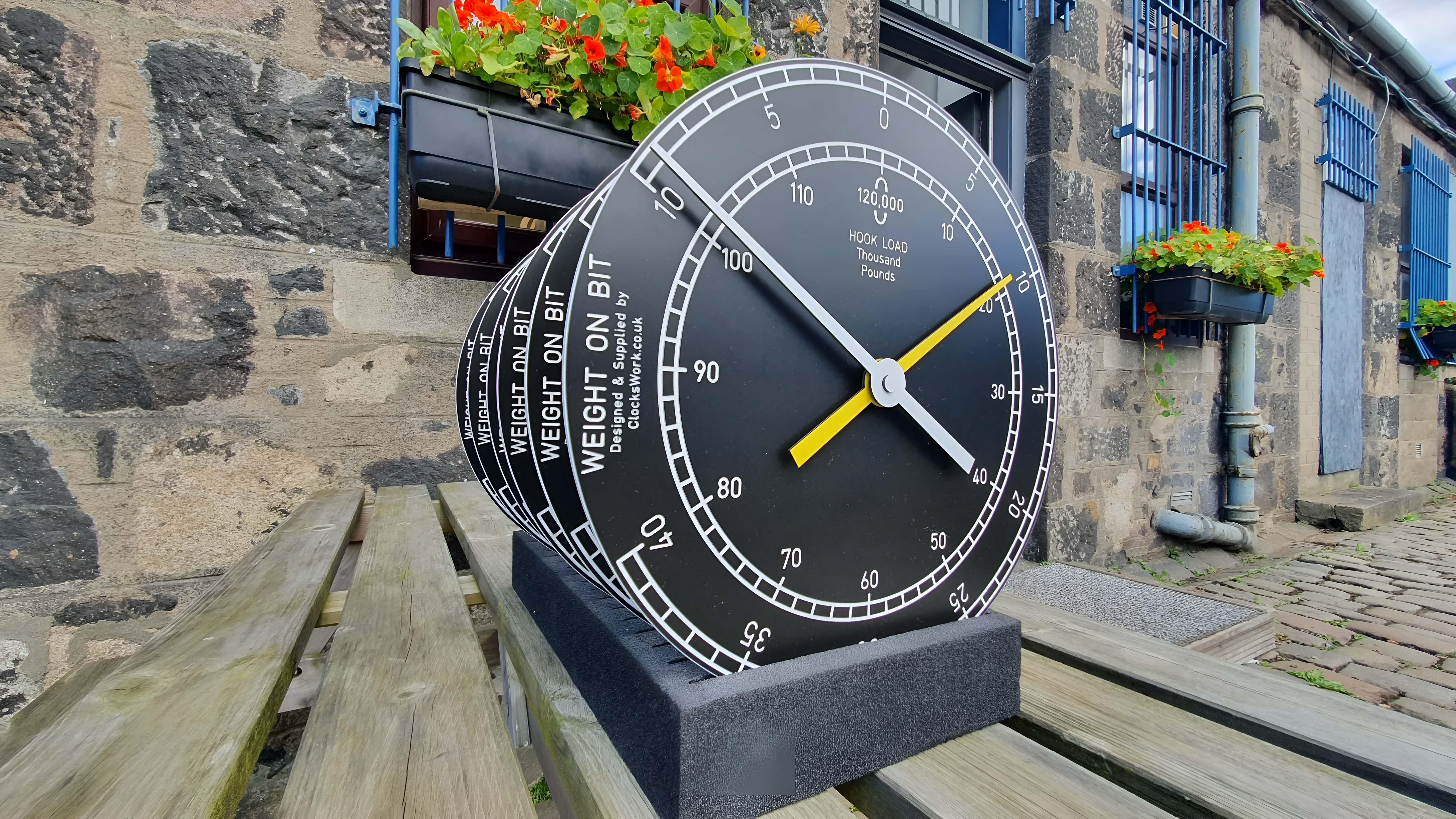 tischling rock weighted clock