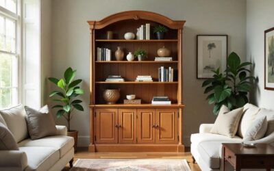 Sunny Design Logan Dome Top Bookcase